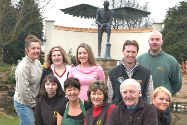 Staff at Horns Garden Centre in Shotton in 2005. Recognise anyone?