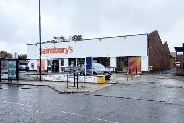 Sainsbury's in Station Road before its closure.