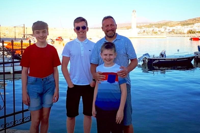 Cara Tulloch's family enjoyed their Greek holiday in 2019.