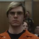 Evan Peters as Jeffrey Dahmer in the Netflix series Monster: The Jeffrey Dahmer Story.