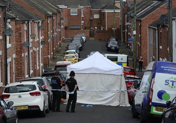 Mohamed Rahman, 43, is on trial for murdering Alan Stokoe, 26, during a knife fight outside of the home of Laura McGee, who they had both had relationships with.