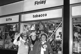 These fans were on their way to Wembley for the FA Cup Final but they could have called in to Finlay's for gifts and more.