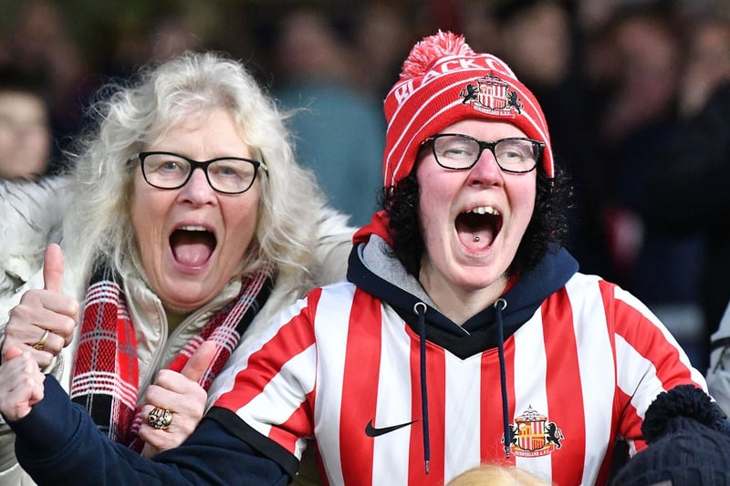 Sunderland fans cheered on as their side earned a deserved point against the runaway leaders.