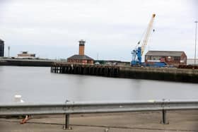 The incident happened at the Port of Sunderland.