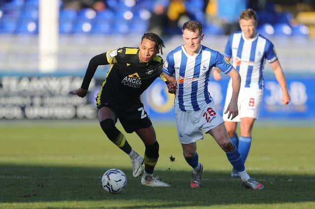Hartlepool United were forced to settle for a draw with Sutton United. (Credit: Mark Fletcher | MI News)