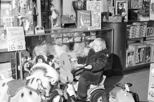 A well-stocked Josephs ready for Christmas in December 1974. Which toy was on your list that year? Photo: Bill Hawkins.