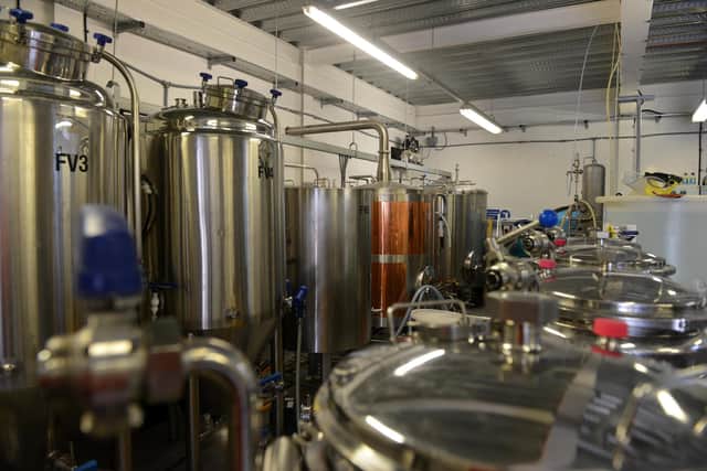 Brewlab has its own micro brewery