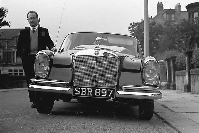 Stan pictured with his new car in South Shields. Photo: Freddie Mudditt (Fietscher Fotos).
