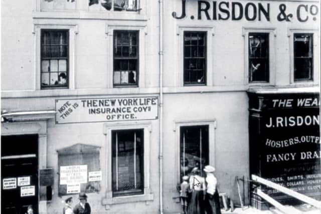Risdon's was gutted in a fire in 1898.