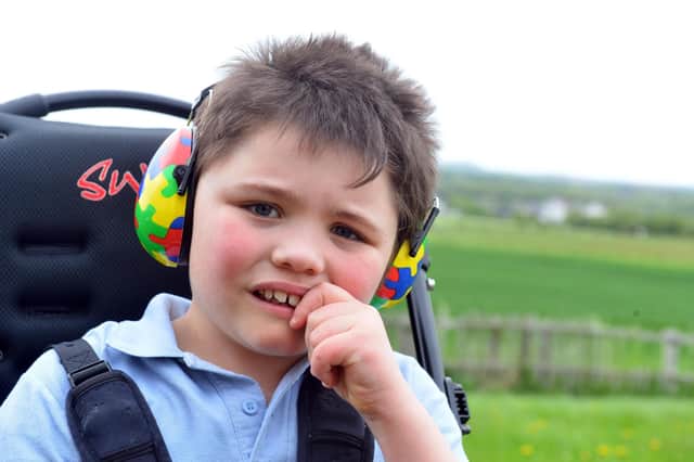 Kurt Jackson, seven, was diagnosed with severe autism at the age of two.