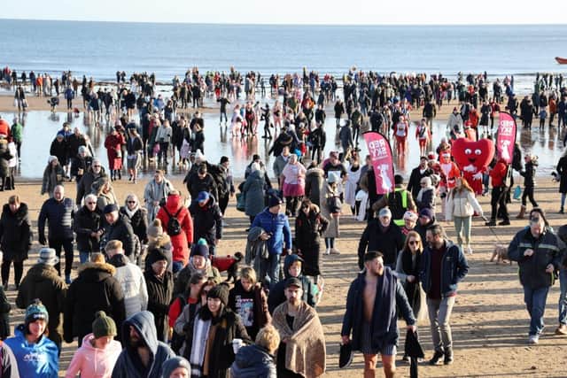 This year's Dip was organised by Sunderland Lions Club and the Red Sky Foundation