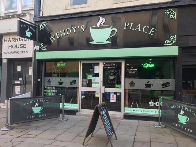 Open Monday to Saturday with free wi-fi available, Wendy's Place, in Fawcett Street, offers a range of hot and cold drinks and food, for eat in or take away.