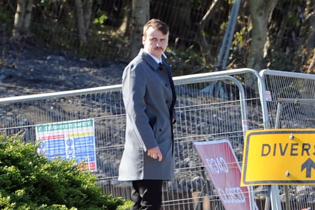 Grant Williamson, leaving South Tyneside Magistrates' Court.