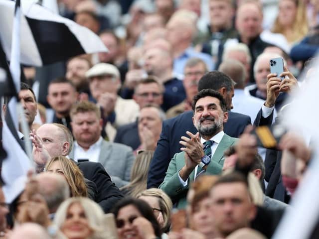 Yasir Al-Rumayyan, Newcastle United chairman looks on prior to  the Premier League match between Newcastle United and Manchester City at St. James Park on August 21, 2022 in Newcastle upon Tyne, England. (Photo by Clive Brunskill/Getty Images)