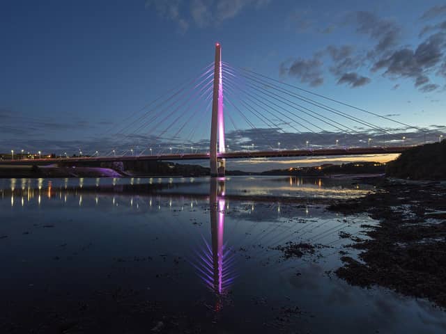 The Northern Spire bridge will be lit purple as a mark of respect to Prince Philip