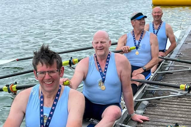 Rowing British Masters champions, Sunderland's coxless four.