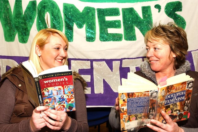 Back to 2005 for this International Women's Day scene from Easington Lane Access Point Welfare Hall.
