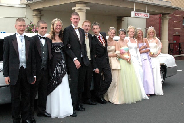 A limo and lots of style at the Castle View prom in 2005. Can you spot someone you recognise in the picture?