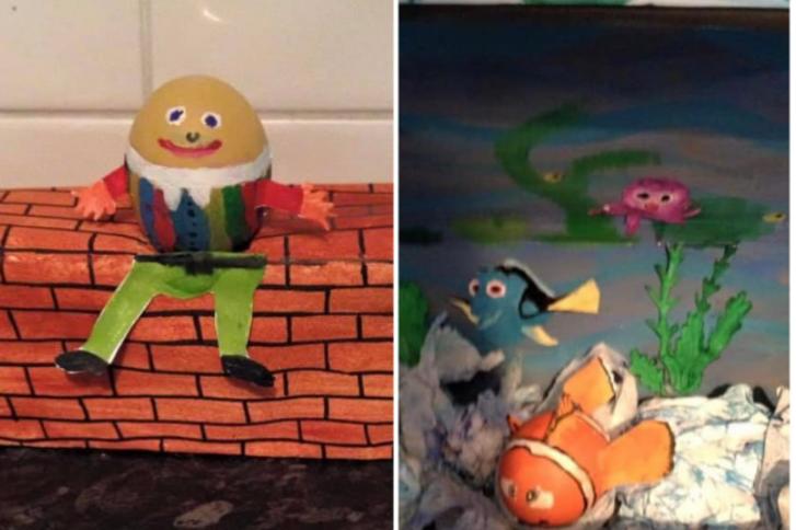 A nursery rhyme favourite by Ella Snaith, age 4, and Finding Nemo by Callum Snaith, age 9.