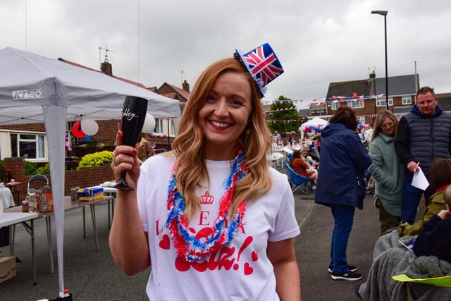 Ashley Burns at the Jubilee Street Party in Cavendish Road, Silksworth