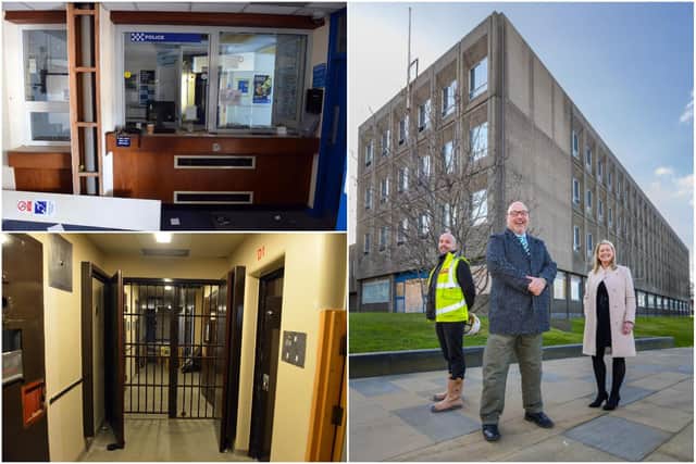 Work is starting to convert the former police station into offices