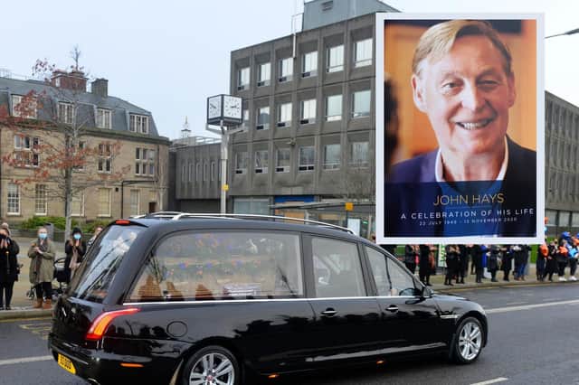 John Hays' family say they have been moved by the hundreds of tributes paid to the businessman