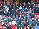 The away end at The Valley
