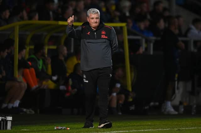 Newcastle United boss Steve Bruce. (Photo by Michael Regan/Getty Images)