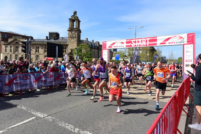 Start of the Sunderland City Runs half marathon this morning.