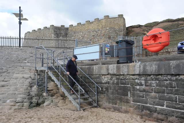 Seaham Slope Beach step access could be joined by a ramp if plans win financial support.