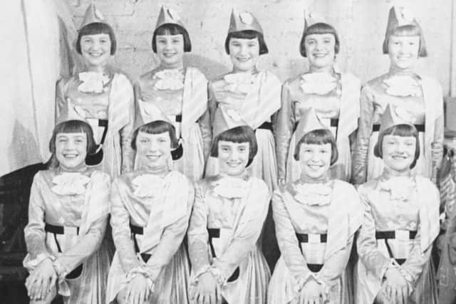 A line-up of the Babes in the 1940s.