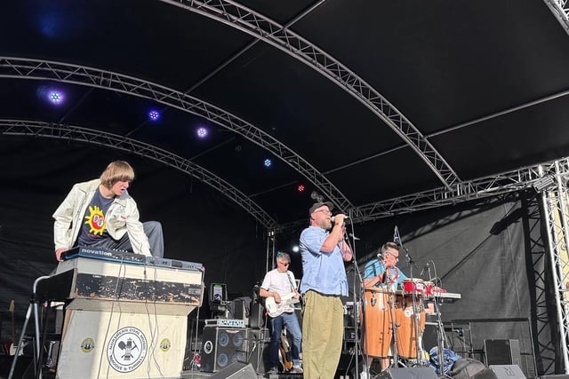 Smoove & Turrell drew one of the biggest crowds of the weekend with their soulful funk sound.