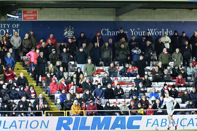 Sunderland fans at Lincoln.