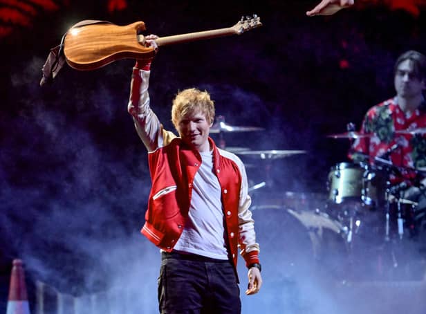Ed Sheeran will play Sunderland's Stadium of Light on Friday, June 3 and Saturday, June 4. Picture: Gareth Cattermole/Getty Images.