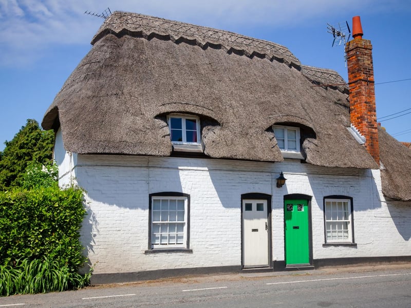 White properties exude that feeling of simplicity and purity and also provides an excellent platform to show additional elements of our personality through a bold door colour.