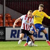 Stephen Wearne playing for Sunderland against Lincoln in the Papa John's Trophy.