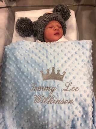 Tommy Lee Wilkinson was born on January 1, 2021 to parents Holly Stubbs and Lee Wilkinson.