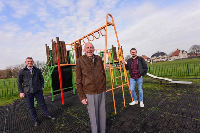 From left: David Groark , senior environmental services manager at Sunderland City Council, Cllr Peter Gibson, chair of the West Area Committee and Cllr Martin Haswell, vice chair of the West Area Committee. Picture by Kevin Brady.