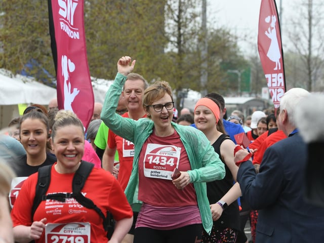 The start of the Sunderland City Runs 2023 10k race