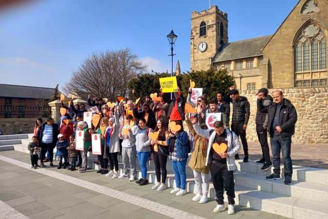 North East Day of Action for Refugees at Sunderland Minster.
