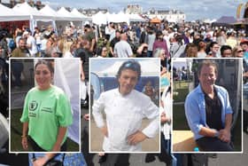 Stacie Stewart, Jean-Christophe Novelli and Matt Tebbutt appeared at Seaham Food Festival on Sunday.