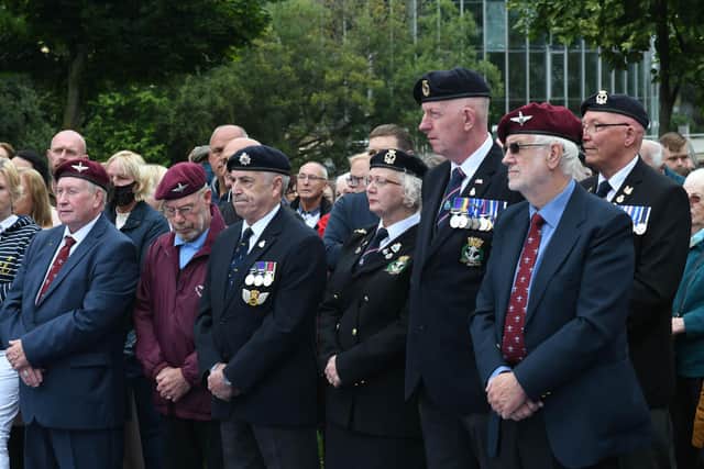 The Veterans' Walk pays tribute to the armed forces.