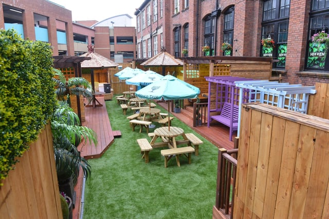 Last year Hidden moved from its original site in Park Lane to new premises in the Galen Building and created a new beer garden for the city. It's clever use of underused space at the rear of the building.