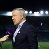 Kenny Jackett, manager of Portsmouth, is interviewed by beIN SPORTS prior to the FA Cup Fifth Round match between Portsmouth FC and Arsenal FC at Fratton Park on March 2, 2020.