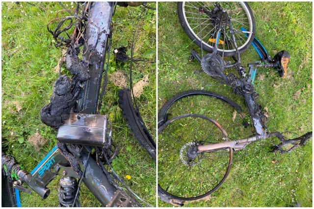 Damage to the bike