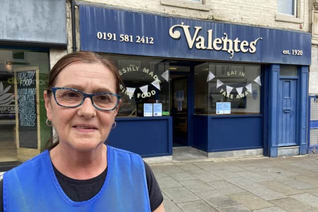 Sue Dugan, co-owner of Valente's, in Seaham.