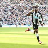 Newcastle United star Allan Saint-Maximin. (Photo by George Wood/Getty Images)