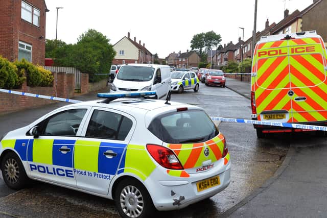 Police cordon at Aintree Road, Farringdon, as forensic teams carried out an investigation.