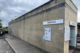 This wall at Millfield Metro station is to be brightened up with a mural.
