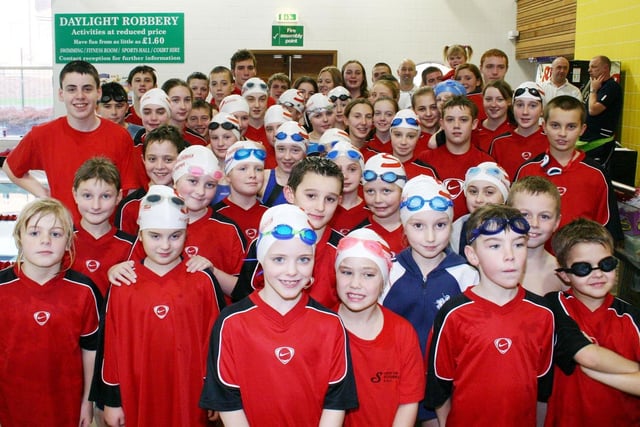 Members of the City of Sunderland Swimming Club were pictured before a training session at the Raich Carter pool in 2005.
